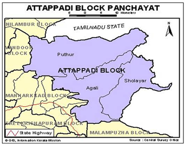 Fig: Political Map of Attappady